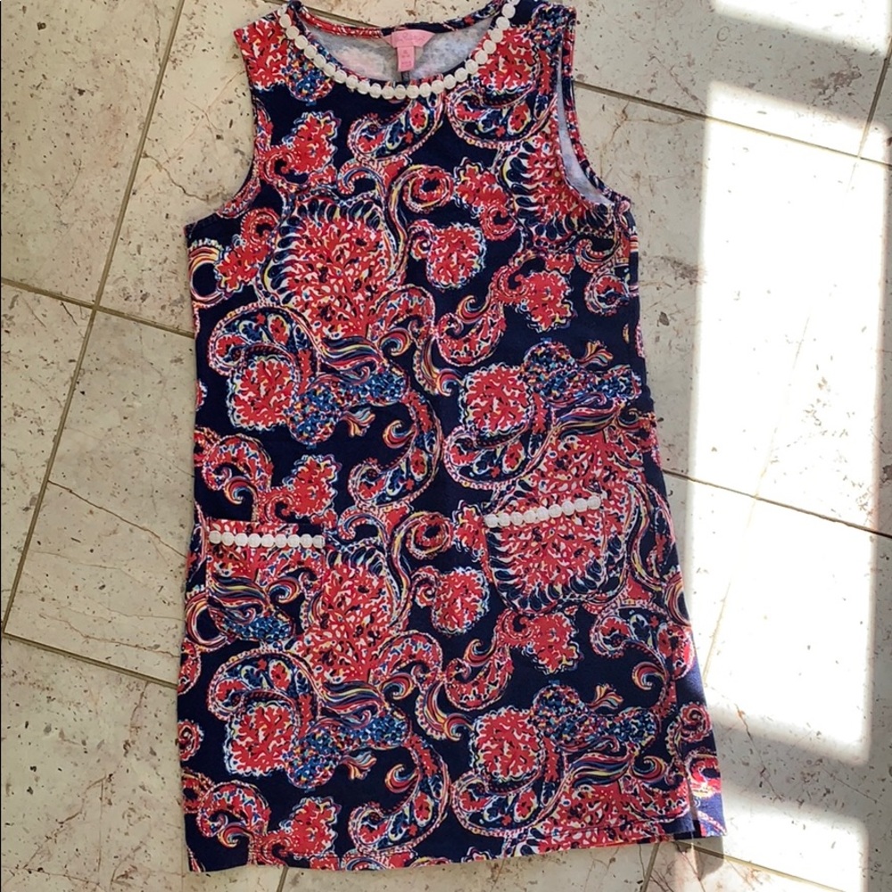 Lilly Pulitzer shift dress kids XL